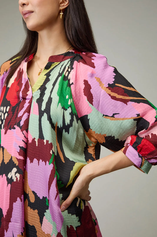 Sahara floral collage print top Jft6450-lfc