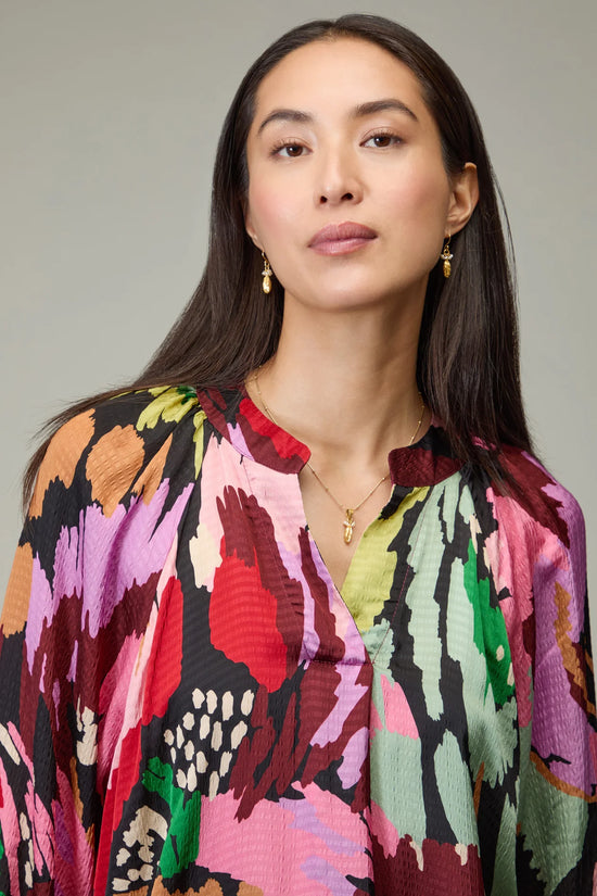 Sahara floral collage print top Jft6450-lfc