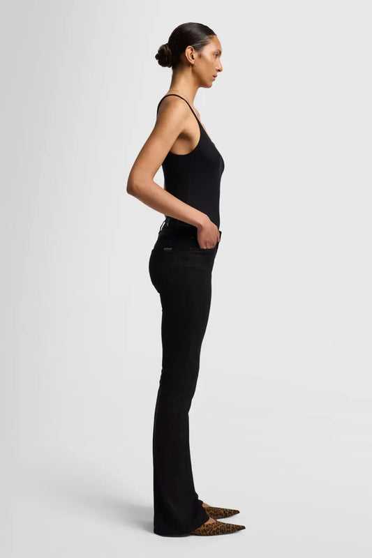 7 For All Mankind black rinsed bootcut jeans JSBO5260BF
