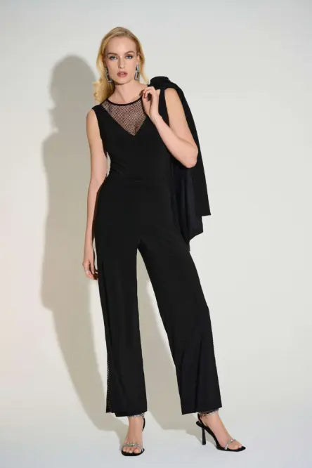 Joseph Ribkoff rhinestone detail sleeveless top 253730