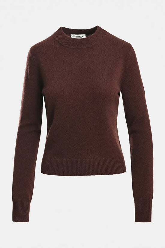Essentiel Antwerp Brown Cashmere Sweater