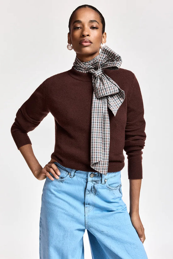 Essentiel Antwerp Brown Cashmere Sweater