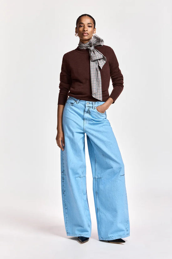 Essentiel Antwerp Brown Cashmere Sweater