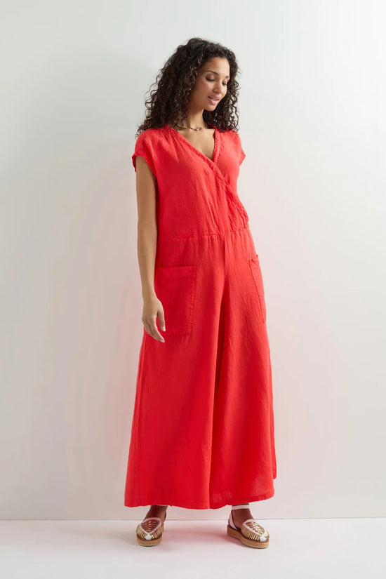 Sahara organza linen jumpsuit LAD6210 OL