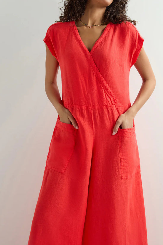 Sahara organza linen jumpsuit LAD6210 OL