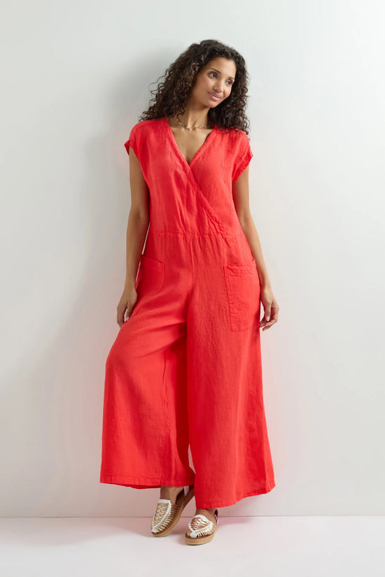 Sahara organza linen jumpsuit LAD6210 OL