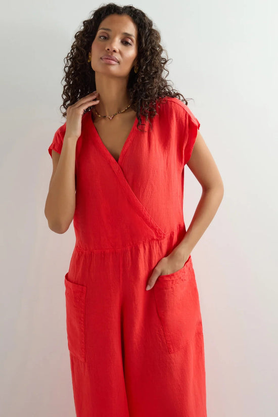 Sahara organza linen jumpsuit LAD6210 OL