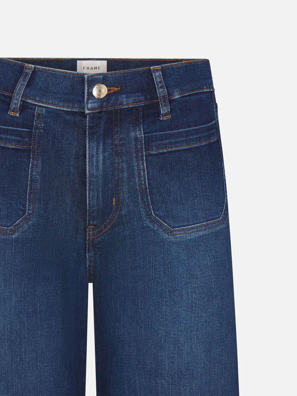 Frame Savior Le Slim Palazzo Long Modernist Pocket Jeans LSPIPL814