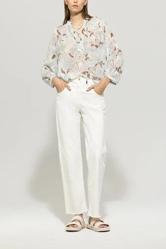 Luisa Cerano floral print blouse 218527