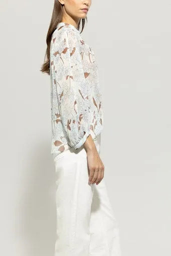 Luisa Cerano floral print blouse 218527