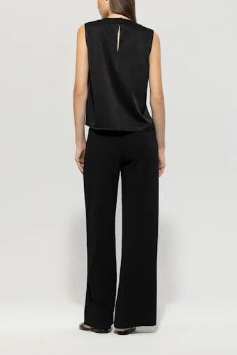 Satin wide leg trouser 618744