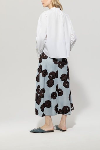 Luisa Cerano floral flower print skirt