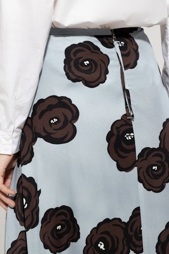 Luisa Cerano floral flower print skirt