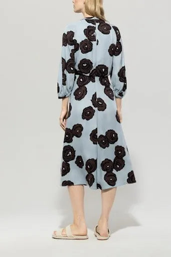 Luisa Cerano flower print maxi dress 718561