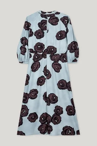 Luisa Cerano flower print maxi dress 718561