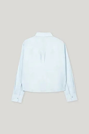 Luisa Cerano cotton sky blue shirt 218557