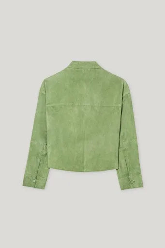 Luisa Cerano suede shirt 418333