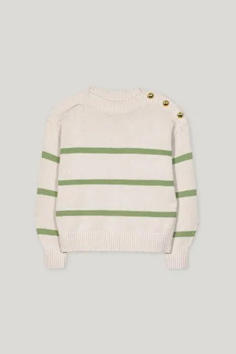 Luisa Cerano button shoulder sweater 118591