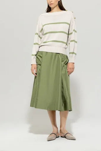 Luisa Cerano button shoulder sweater 118591