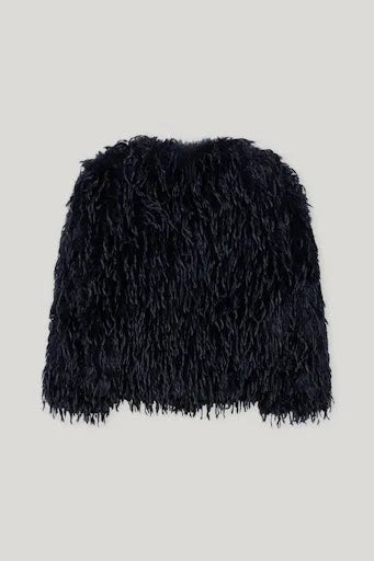 Luisa Cerano faux fur jacket