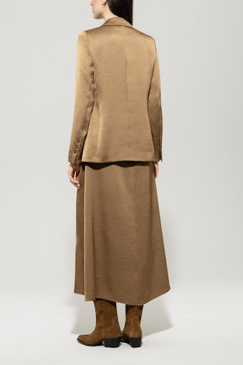 Luisa Cerano 1 button satin jacket 428007