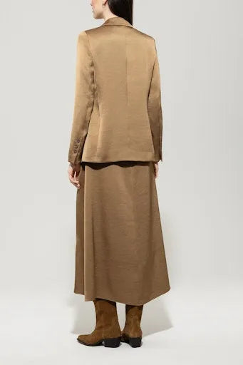 Luisa Cerano 1 button satin jacket