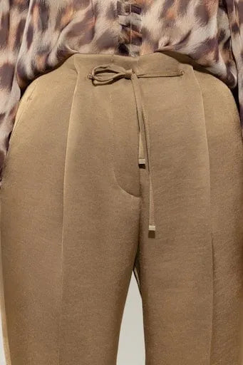 Luisa Cerano satin joggers 628801