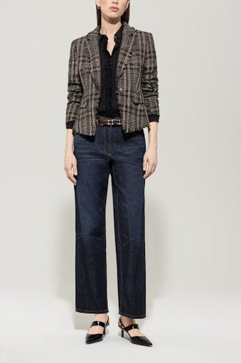 Luisa Cerano check jacket 428005