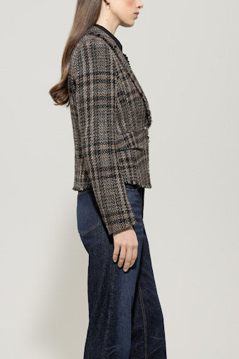 Luisa Cerano check jacket 428005
