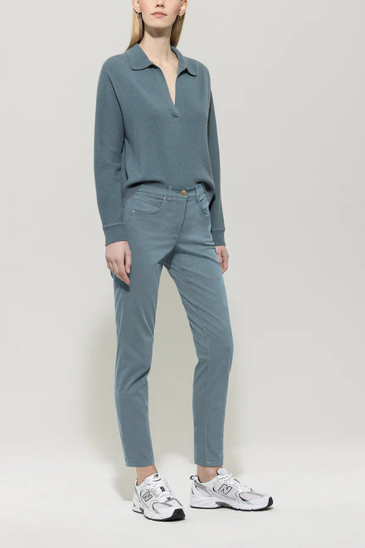 Luisa Cerano high stretch blue denim 627600