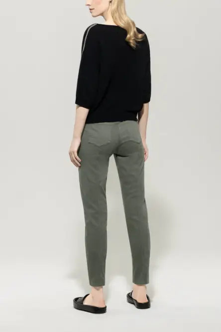 Luisa Cerano high stretch khaki denim 627600