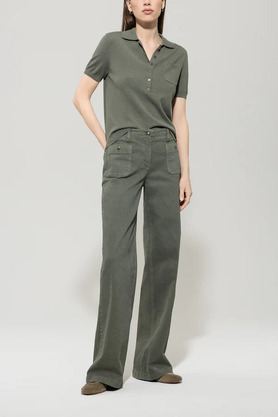 Luisa Cerano knit polo shirt 128654