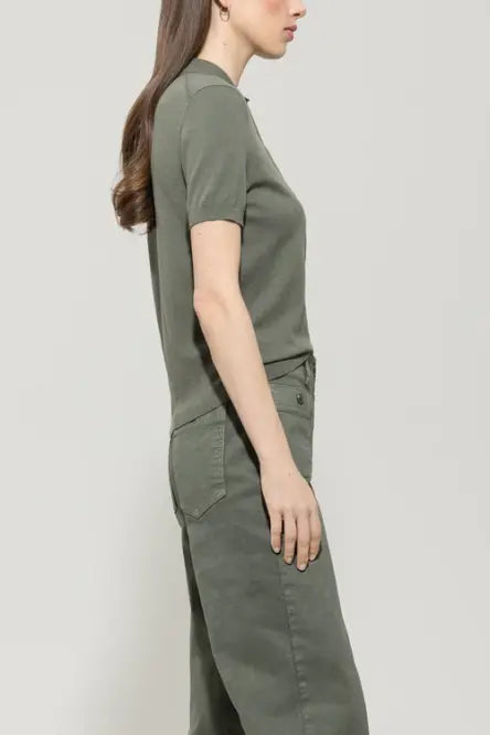 Luisa Cerano knit polo shirt 128654