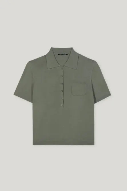 Luisa Cerano knit polo shirt 128654