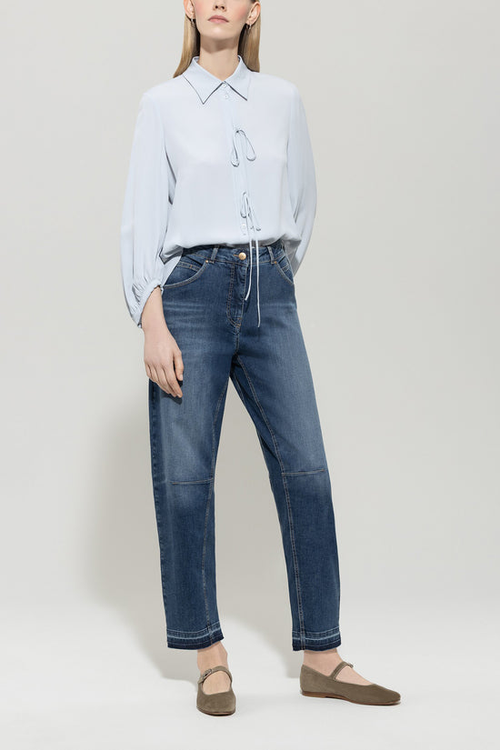 Luisa Cerano tie front blouse 228599