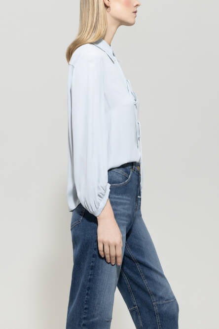 Luisa Cerano tie front blouse 228599