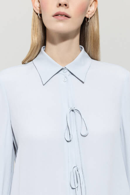 Luisa Cerano tie front blouse 228599