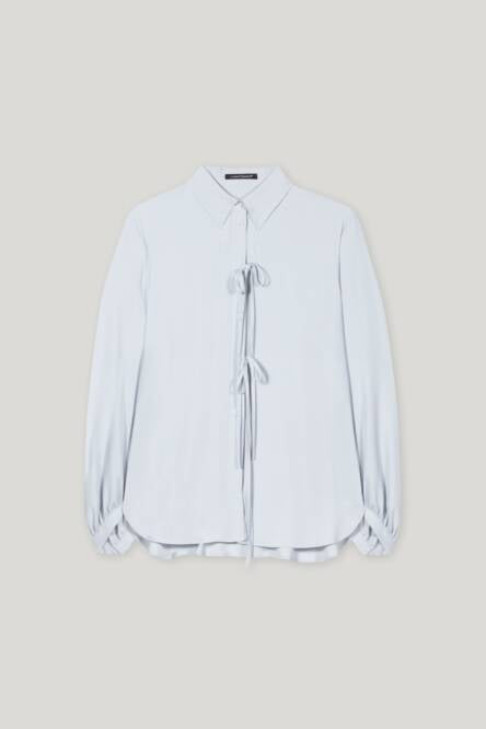 Luisa Cerano tie front blouse 228599