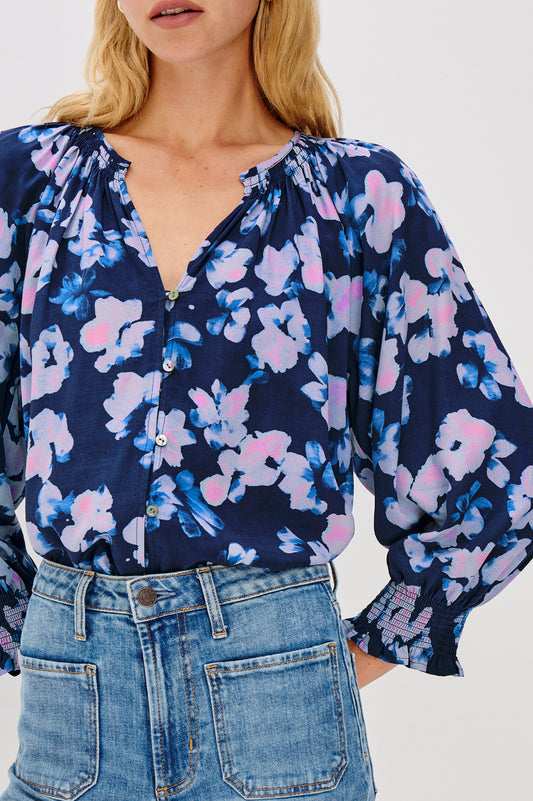 Rails midnight floral print top Mariah
