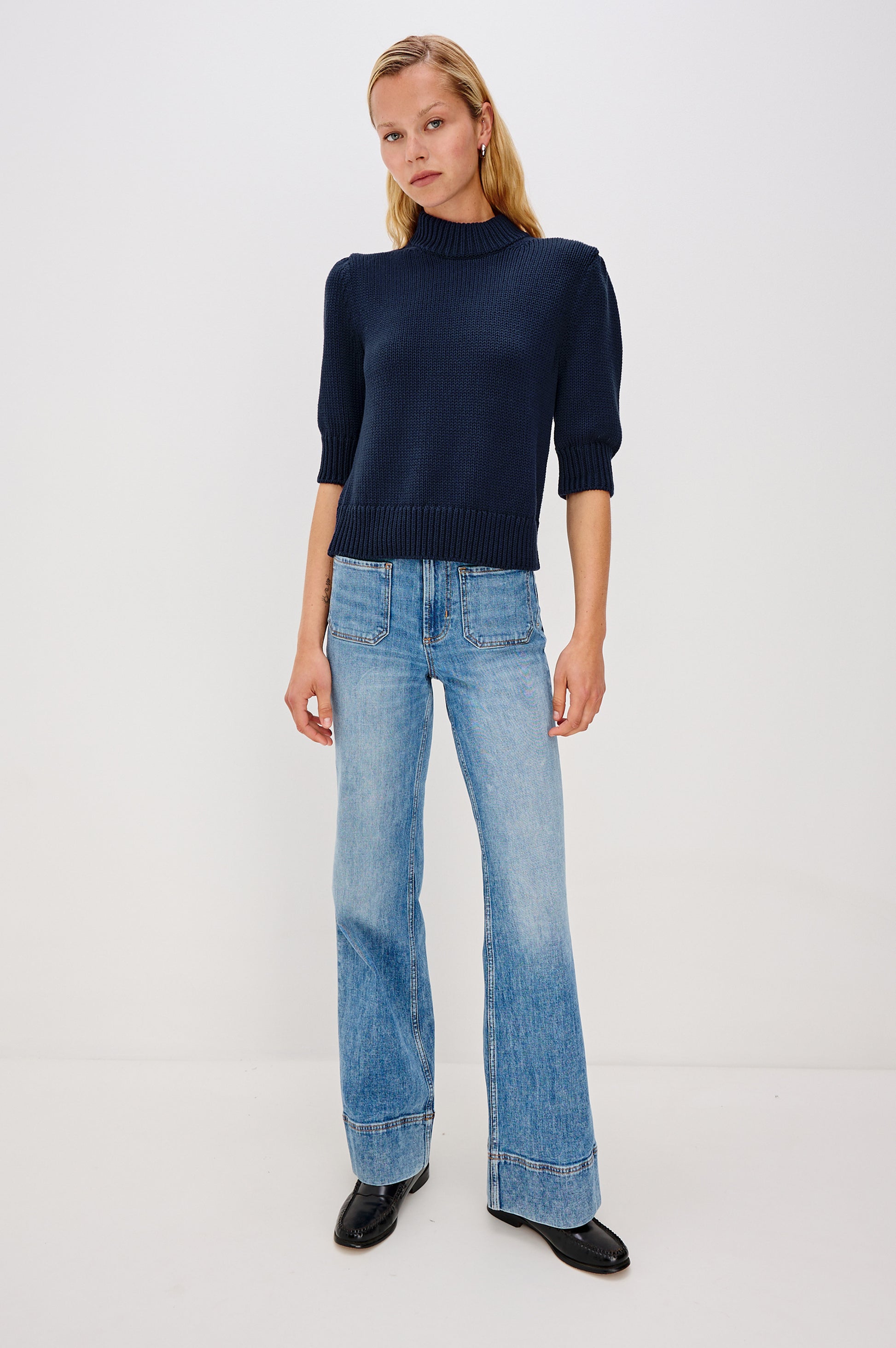 Rails 1/2 sleeve sweater Mariona