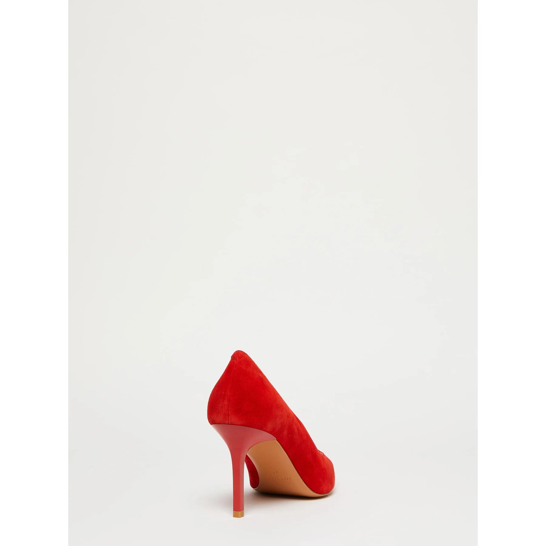 Marella Red Suede Court Shoes