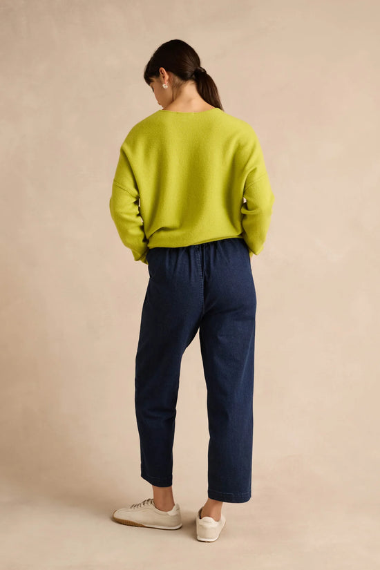 Sahara Stretch Denim Blue Straight Trousers 