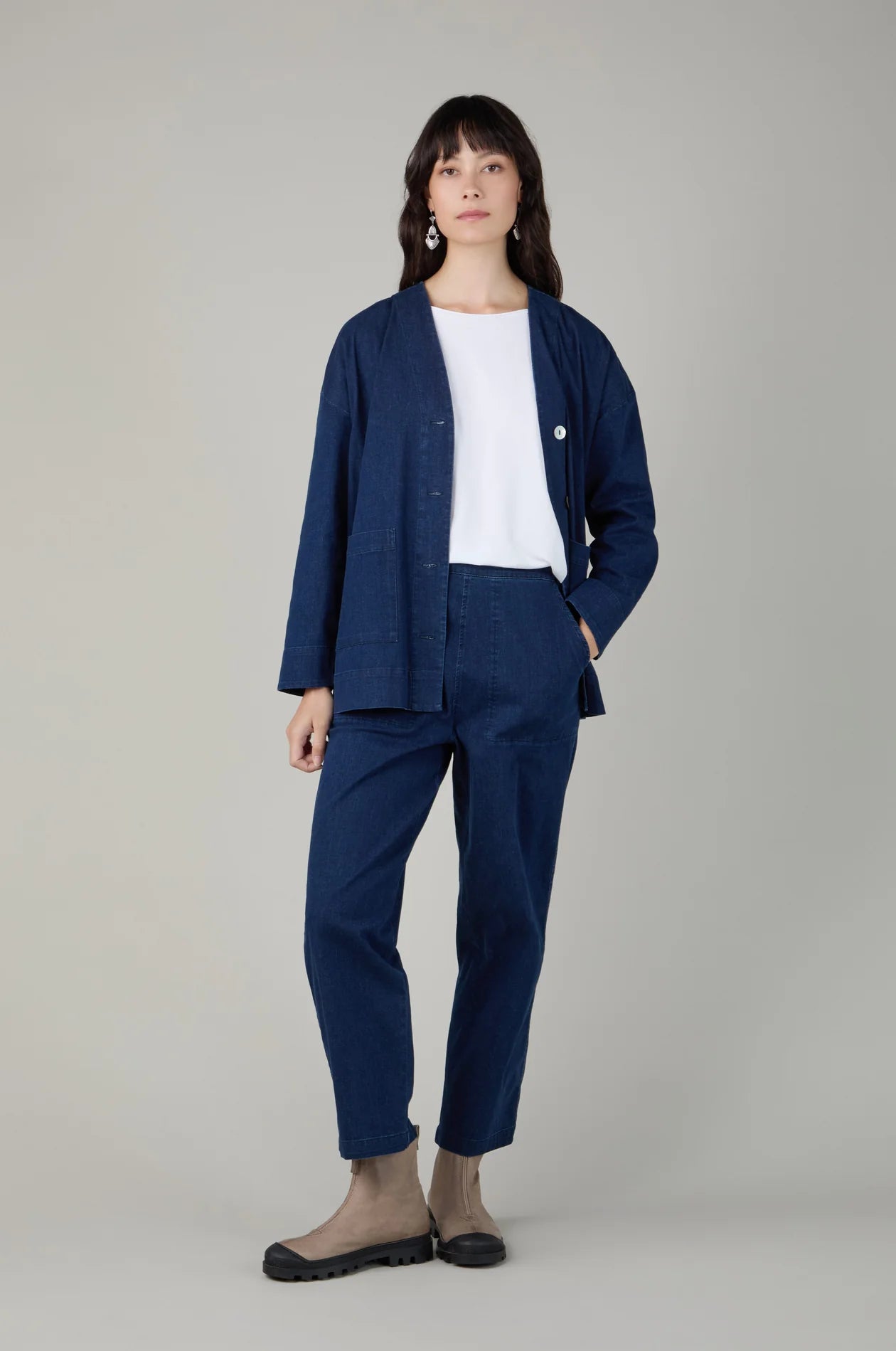 Sahara stretch denim trousers Mtp3494-sdr
