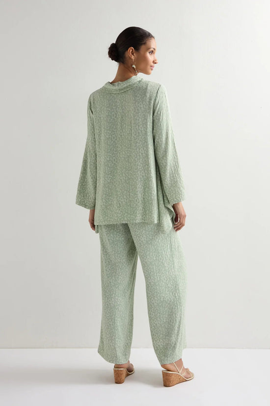 Sahara abstract textured jacquard tunic MTT2184