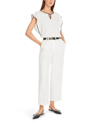 Marc Cain ruffle sleeve top YC48.31 J14