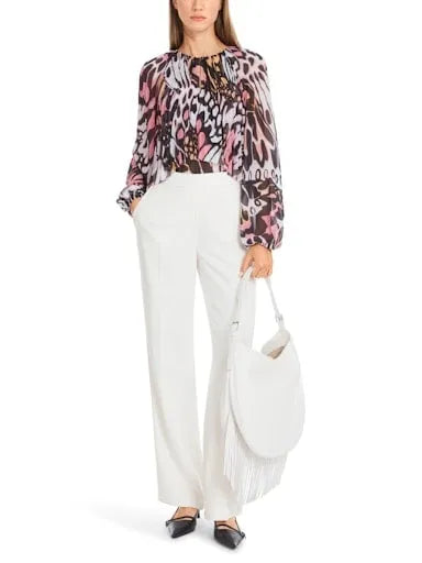 Marc Cain off white slip on trousers YC81.15 W56
