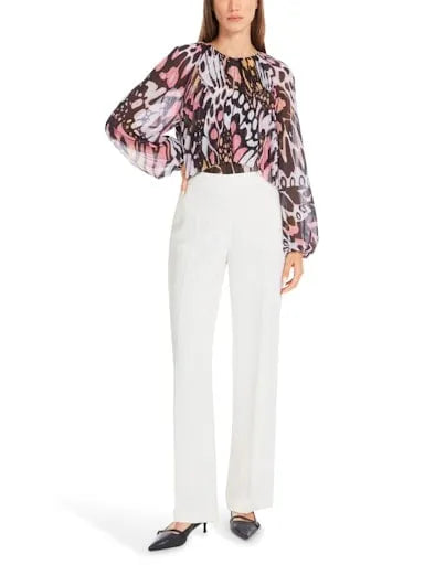 Marc Cain off white slip on trousers YC81.15 W56