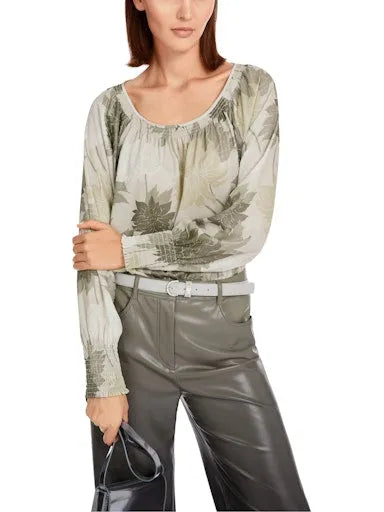 Marc Cain floral print top YC51.02 W14