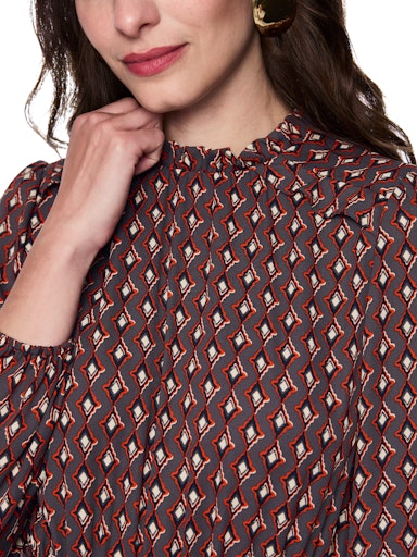 Marc Cain Diamond Print Midi Dress AC21.03 W04