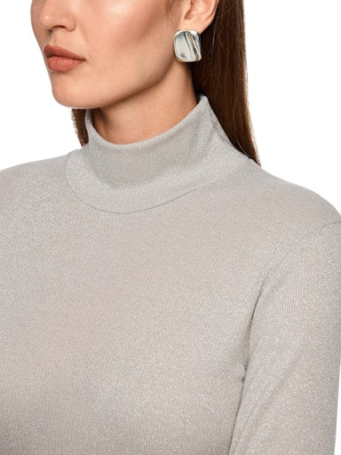 Marc Cain slim fit lurex top ZC48.28 J34